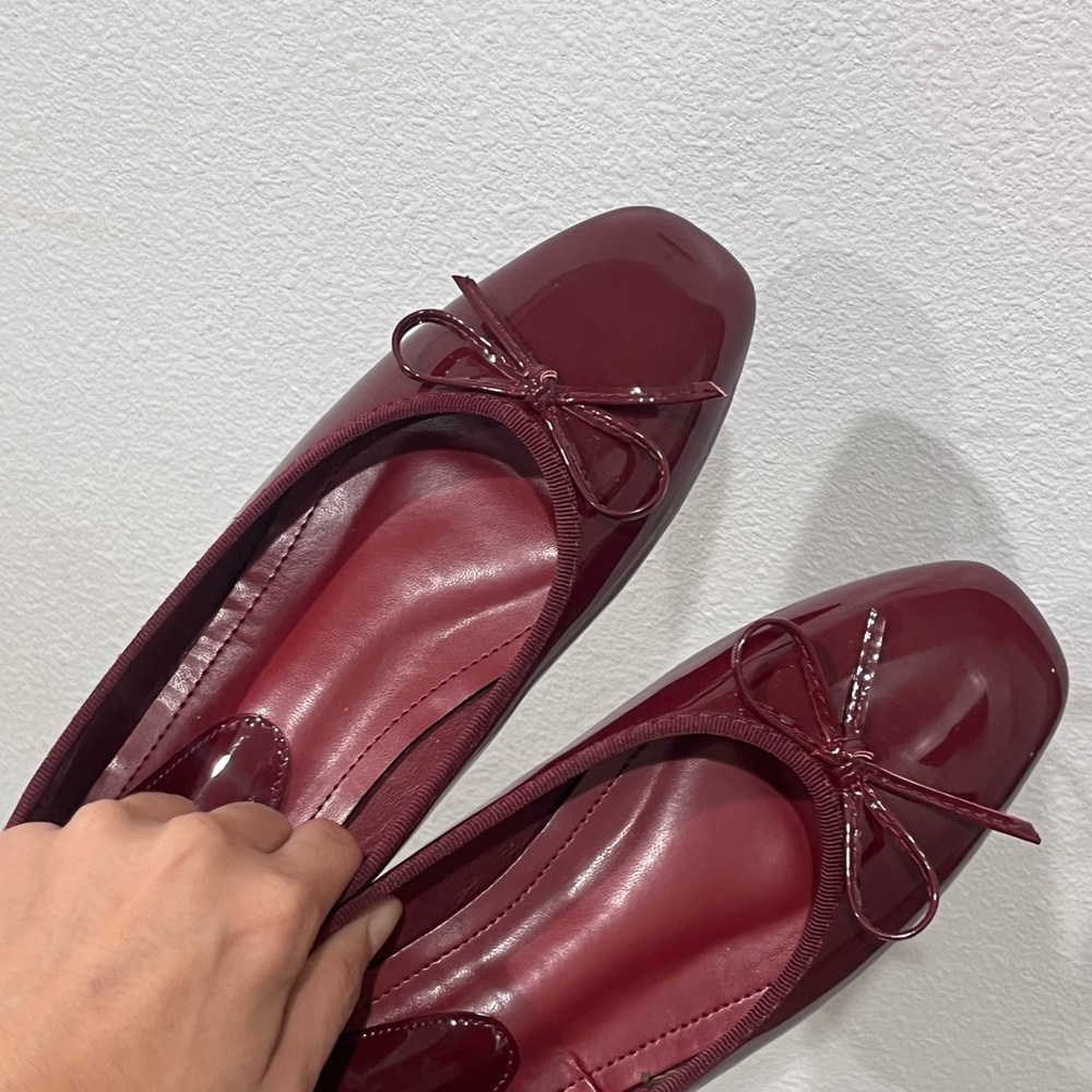 cherry ballet flats 🍒